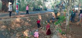 Pemerintah Kalurahan bersama Warga, Kerja Bakti Kali Bandung